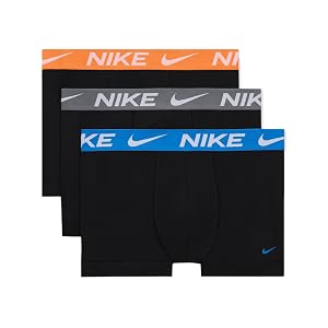 Bóxer para hombre Nike Dri-FIT Essential Micro (paquete de 3) (Negro, KE1156-017) Talla XX-L