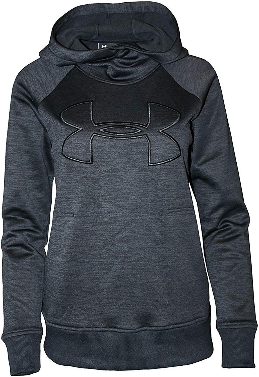 Under Armour Sudadera con capucha con logo grande para mujer (pequeña)