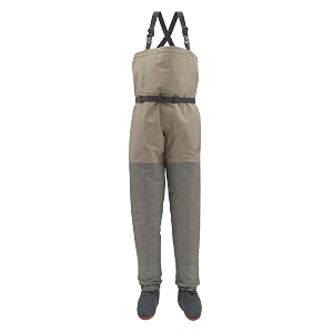 Simms Kids Tributary Stockingfoot Pecho Vadeadores de pesca, Pecho impermeable para jóvenes F