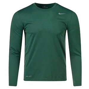 NIKE Camiseta deportiva de manga larga Legend para niños (negro, juvenil mediano)