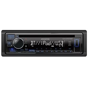 Kenwood Reproductor de CD para Coche KDC-MP378BT Bluetooth 13 Bandas eq con Control Remoto