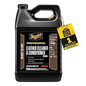 Meguiar's D18001 Detailer Limpiador y acondicionador de cuero - Contenedor de 1 galón
