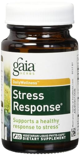 Suplementos de respuesta al estrés de Gaia Herbs: apoya la relajación y la recuperación saludable del estrés