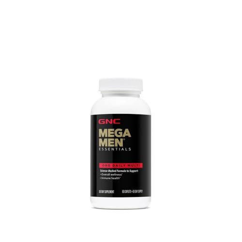 GNC Mega Men Essentials un multivitamínico diario | Apoya la salud general y la mus