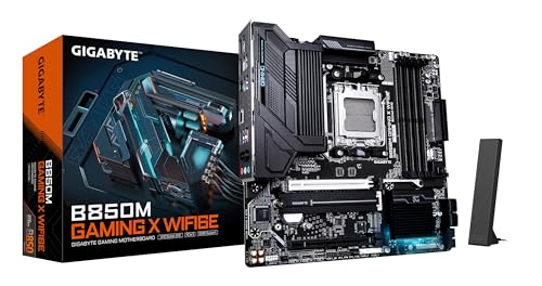 Placa base GIGABYTE B850M GAMING X WIFI6E - CPU AMD Ryzen serie 9000, 10+2+2