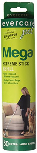 Evercare Pet Mega Roller Recambio de 50 capas, paquete de 3