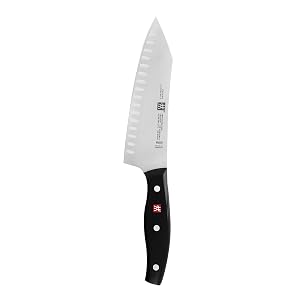 Cuchillo Santoku oscilante con borde hueco de 7 pulgadas exclusivo de ZWILLING TWIN