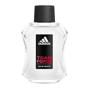 Adidas Team Force Eau de Toilette 3.3 fl oz (paquete de 1), notas de pomelo, Ja