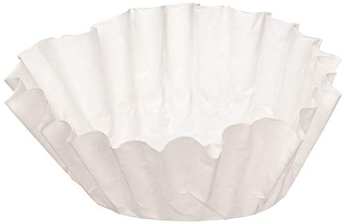 BUNN 6001 Filtros de café comerciales para 12 tazas; 500 unidades; Blanco