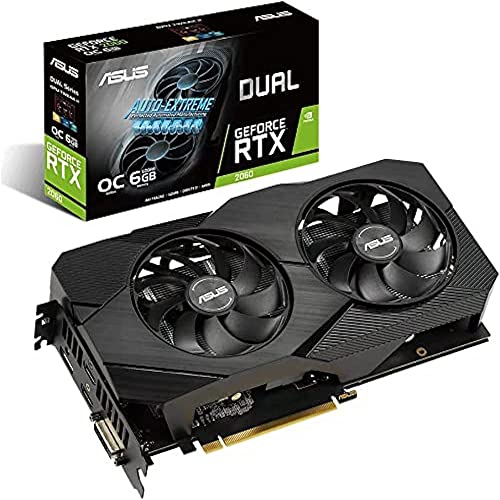 Gráficos ASUS: GeForce RTX 2060 dual, EVO OC, 6 GB GDDR6