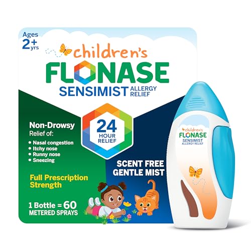 Flonase Children's Sensimist Spray para aliviar las alergias, 24 horas para niños sin somnolencia