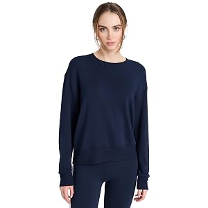 SPLITS59 Sonja Fleece Sudadera, Mujer, Índigo, M