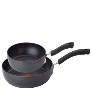 T-Fal Ultimate Juego de sartenes antiadherentes anodizadas duras, 2 piezas, 8, 10 pulgadas, horno Broi