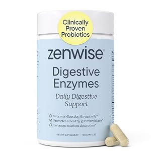 Enzimas digestivas Zenwise Health con bromelina y papaya - Multi Enzymes Digesti