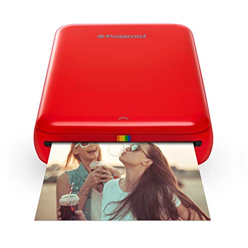 Miniimpresora fotográfica móvil inalámbrica Zink Polaroid ZIP (roja) compatible con iOS y A