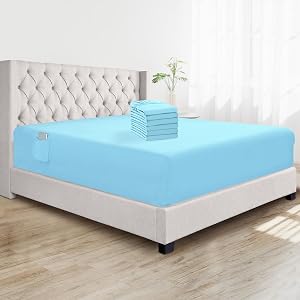 Elegant Comfort Super Soft Bulk Paquete de 6 bolsillos extra profundos 1500 Premium Hotel Qual
