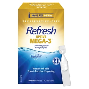 Refresh Optive Mega-3 Lubricante Envases estériles de un solo uso Gotas para los ojos 30 unidades (P