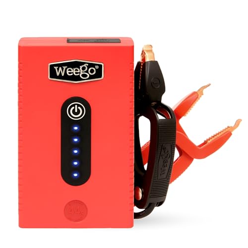 Weego 44s: Arrancador auxiliar para batería de automóvil de litio de 12 V y uso propio de 2100 A - Diseñado en EE. UU.