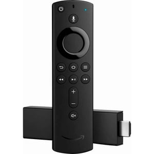 Dispositivo de transmisión Fire TV Stick 4K con control remoto por voz de Alexa (incluye controles de TV)