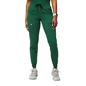 Fabletics Active Scrub Jogger para mujer - MotionTech, elástico en 4 direcciones, con bolsillo