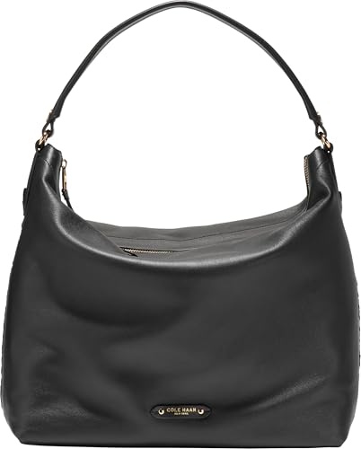 Bolso de mano para mujer Cole Haan - Bolso bandolera Isabella Hobo, negro