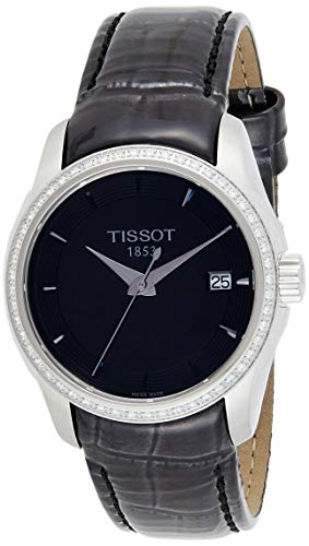 Tissot Couturier Lady 32 mm, reloj de cuarzo suizo para mujer, caja de acero inoxidable,