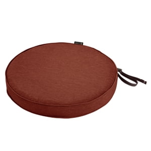 Accesorios clásicos Montlake Asiento de comedor para patio C resistente al agua de 15 de diámetro x 2 pulgadas