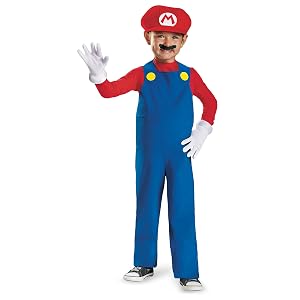 Disfraz de Nintendo Super Mario Brothers Mario para niños pequeños | niño mario