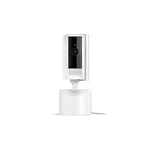 Ring Pan-Tilt Indoor Cam (modelo más nuevo), vea todo alrededor de su hogar o negocio con