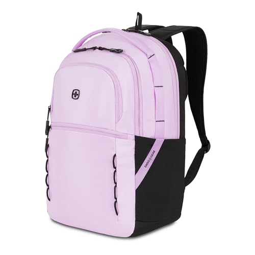 Mochila para portátil SwissGear Versa, color lila pastel, 18,25 x 12,5 x 6,25 pulgadas
