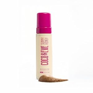 Espuma autobronceadora Sunny Honey de Coco & Eve - (mediana) de secado rápido, sin rayas Sunl