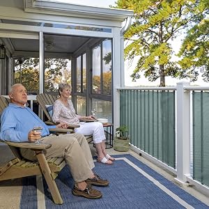 Coolaroo 70% UV Block Prvacy & Screening Fabric - Cubierta de cerca transpirable para Pat