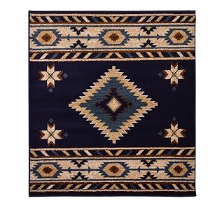RugStylesOnline Nevita Collection Alfombra de diseño nativo americano del suroeste R