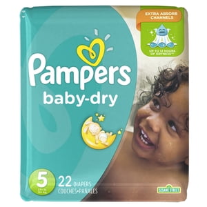 Pañales Pampers Tamaño 5-22ct.