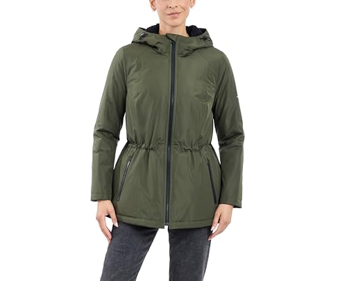 LONDON FOG Anorak de lluvia, Ejército, S