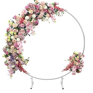 Elevens Circle Globo Arco Soporte Redondo Metal Boda Arco Círculo Globo Círculo