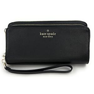 Cartera tipo clutch de mano grande Staci de Kate Spade en negro