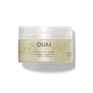 Exfoliante para el cuero cabelludo y el cuerpo OUAI - Tamaño de prueba de 1 onza
