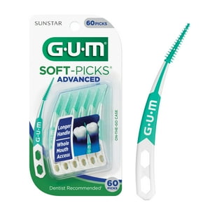 Púas interdentales avanzadas GUM Soft-Picks, 60 unidades