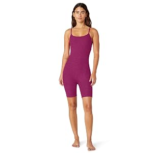 Beyond Yoga Spacedye Get in Gear Biker Mono Magenta Heather SM (EE.UU. Mujer 4
