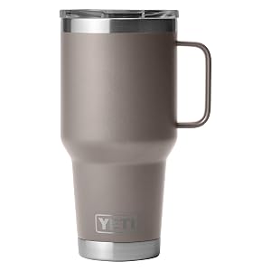 Taza de viaje YETI Rambler de 30 oz, acero inoxidable, aislada al vacío con Stronghold