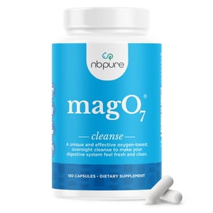 nbpure MagO7 Limpieza y desintoxicación natural del colon (180 cápsulas)