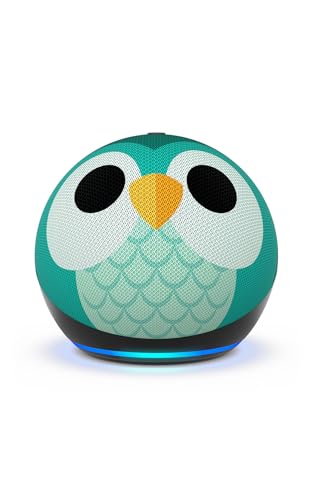 Amazon Echo Dot Kids (newest model), Smart speaker to enjoy age-appropriate audi