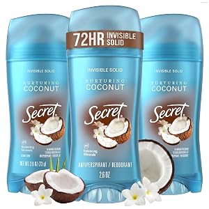 Desodorante antitranspirante Secret Fresh para mujeres, 72 horas transpirable sudor y olor Pr