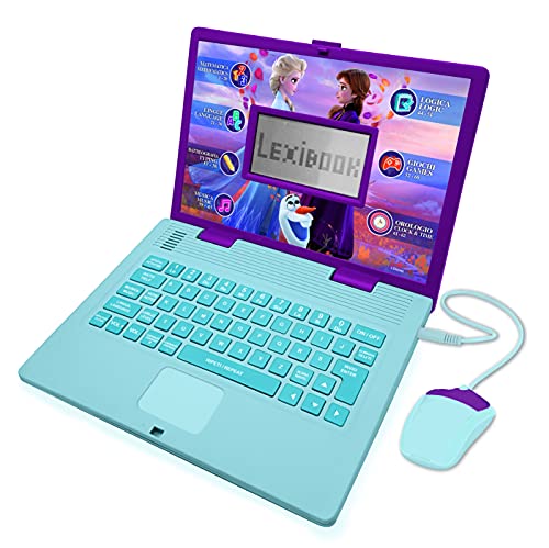 LEXIBOOK, Frozen Educational Laptop for Kids, JC598FZi5