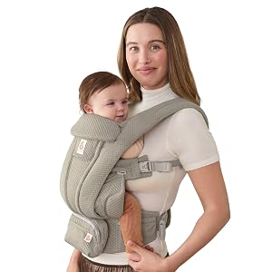 Mochila portabebés Ergobaby Omni Deluxe para recién nacidos y niños pequeños de 0 a 48 meses