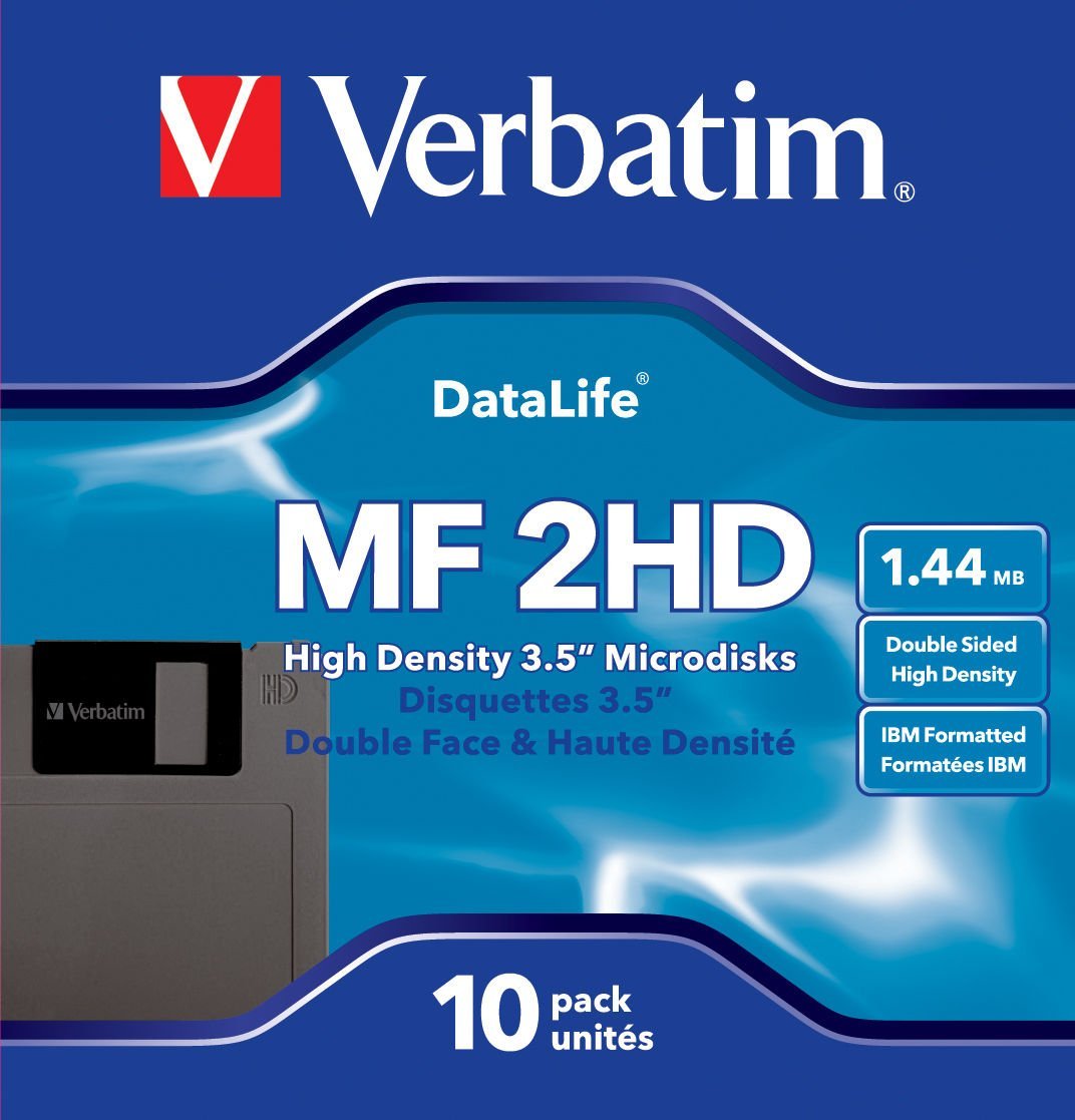 Verbatim 3.5In HD 1.44MB Pre-Fmt IBM 10Pk (descontinuado por M