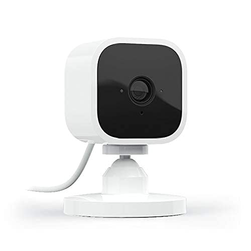 Blink Mini - Cámara de seguridad inteligente enchufable compacta para interiores, vídeo HD de 1080p, noche