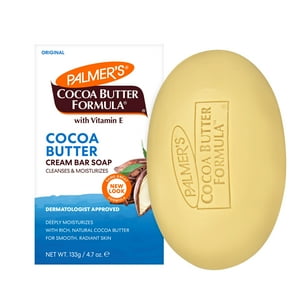 Jabón de terapia diaria para la piel con fórmula de manteca de cacao de Palmer's, 4.7 oz