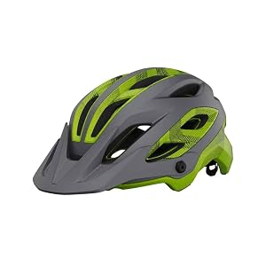 Casco de moto de cross para adulto Giro Merit Spherical - Matte Metallic Black/Ano Lime - Si